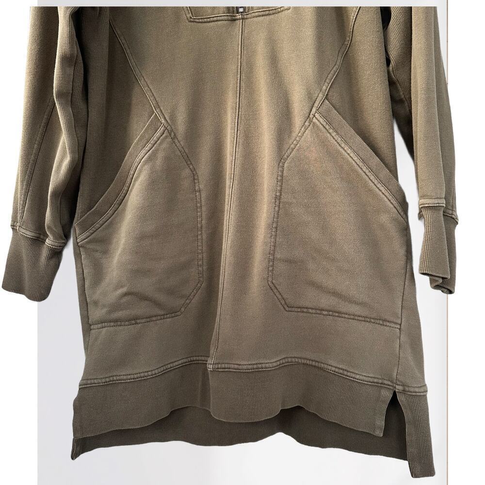 Daily Practice Sweatshirt Dress,  Green/Olive, Medium - Picture 4 of 8